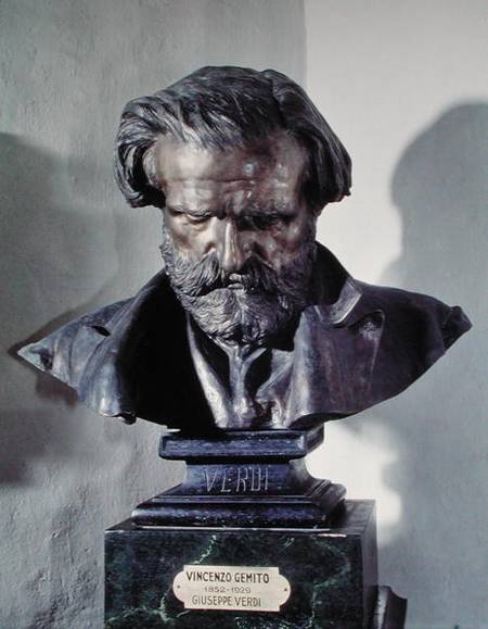 Bust of Guiseppe Verdi (1813-1901) von Vincenzo Gemito