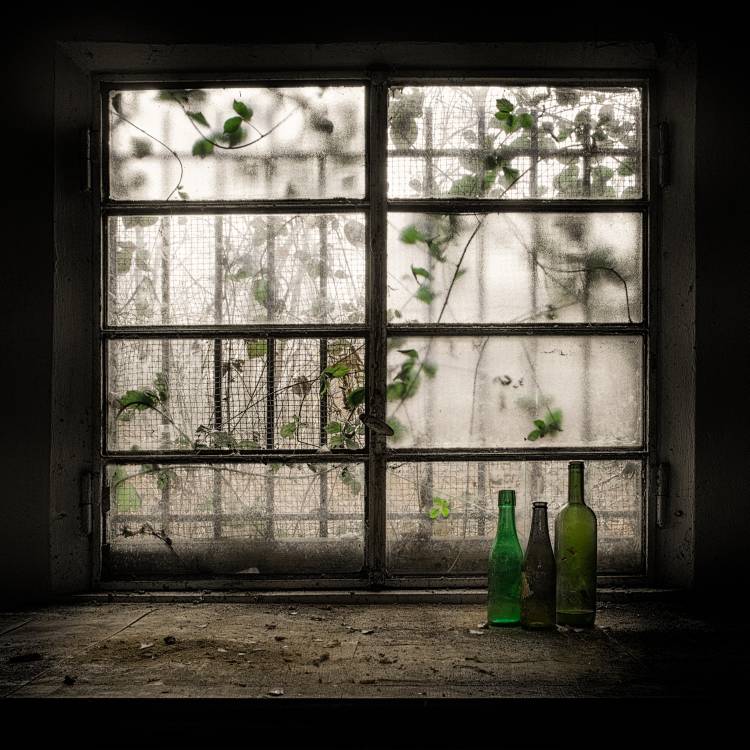 Still-Life with glass bottle von Vito Guarino