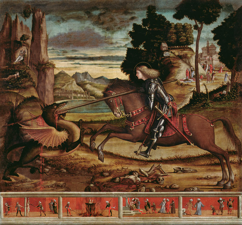 St. George Killing the Dragon von Vittore Carpaccio