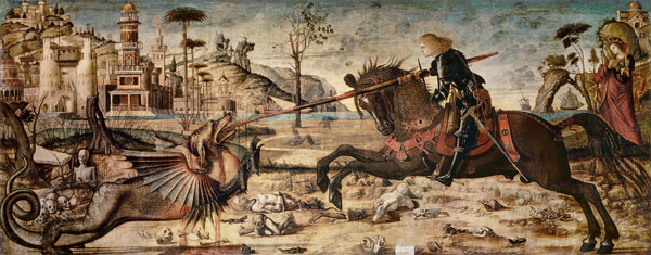 St. George Killing the Dragon von Vittore Carpaccio