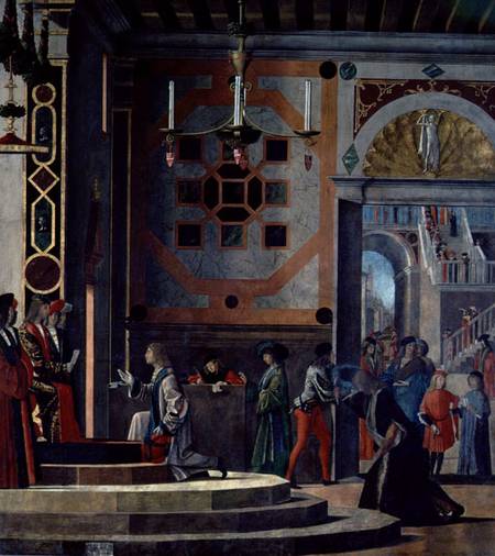 The Departure of the English Ambassadors, from the St. Ursula cycle von Vittore Carpaccio