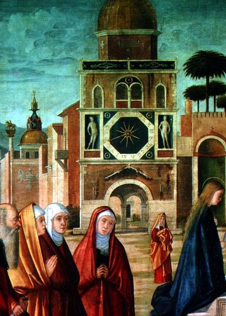 Presentation of Mary at the Temple (detail of Mary) von Vittore Carpaccio
