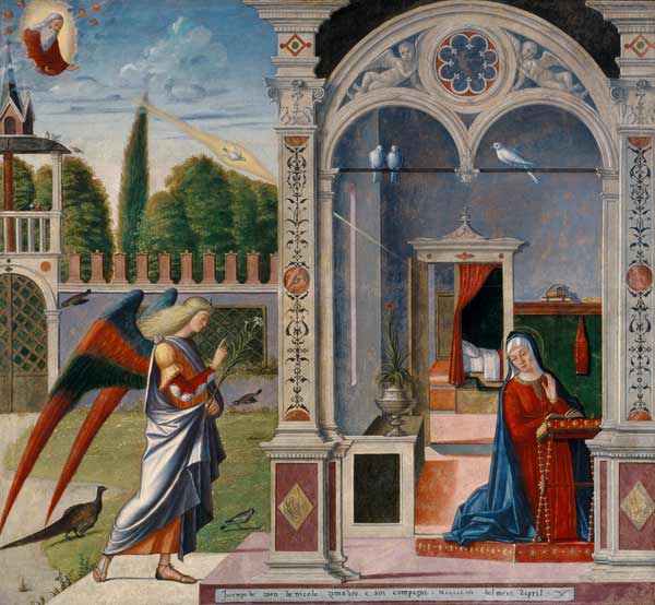 The Annunciation von Vittore Carpaccio