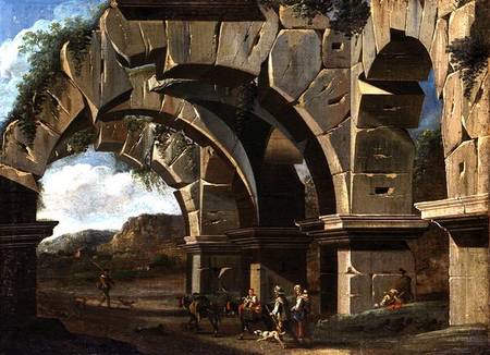 A Roman Ruin von Viviano Codazzi