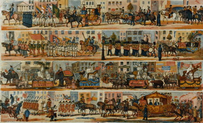 An Ideal Lord Mayor's Show, with Cars, emblematically representing our principal Colonies, and some von W. Kelly