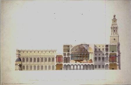 Proposed design - House of Lords and Grand Court von Walter B. Granville
