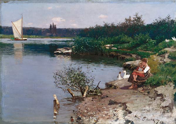 Flussufer von Walter Leistikow