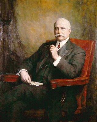 Portrait of Sir Edward Hopkinson Holden (1848-1919) First Baronet 1911 (oil on canvas) von Walter William Ouless