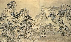 View from the Keyin Pavilion on Paradise (Baojie) Mountain 1562