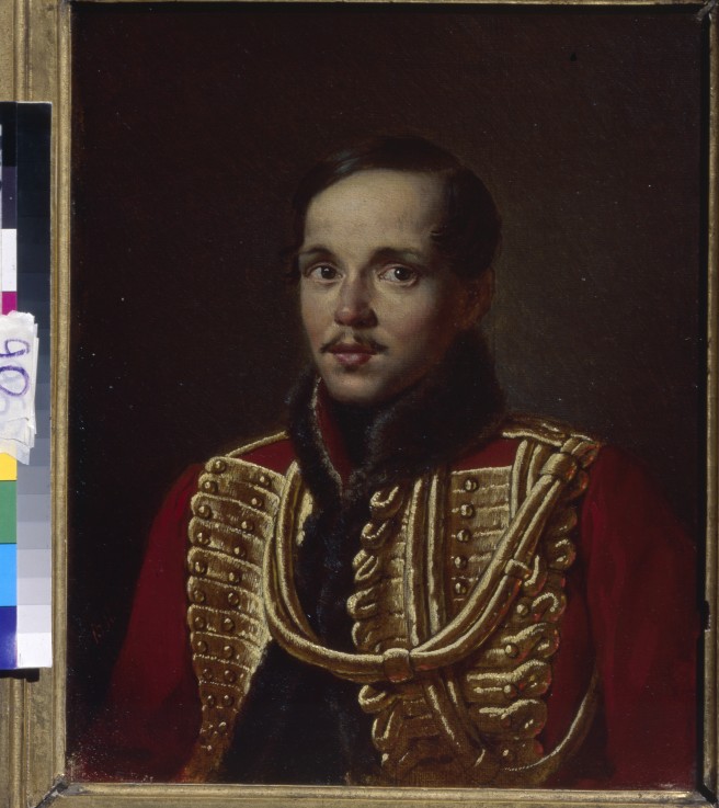 Porträt des Dichters Michail Lermontow (1814-1841) von Wassili Perow