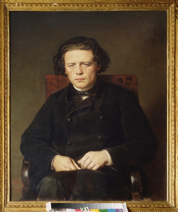 Porträt des Komponisten Anton Rubinstein (1829-1894) von Wassili Perow