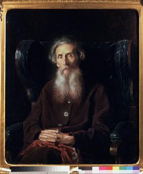 Porträt des Schriftstellers und Lexikografen Wladimir Dal (1801-1872) 1872
