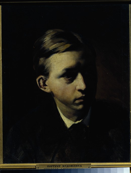 Porträt von Maler Nikolai Alexejewitsch Kassatkin (1859-1930) von Wassili Perow