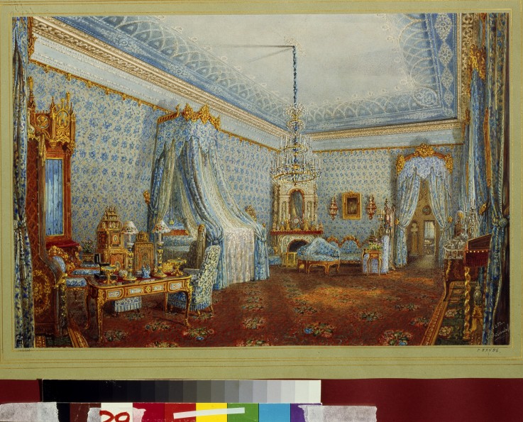 Das Schlafzimmer im Jussupow-Palais in St. Petersburg von Wassili Sadownikow
