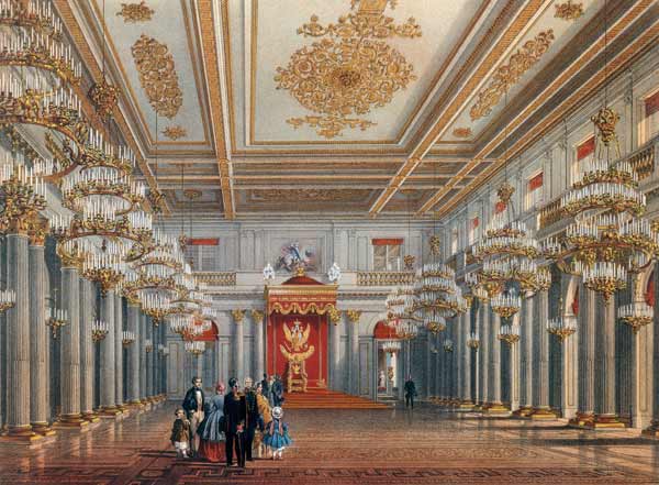 St.Petersburg, Winterpalast, Thronsaal von Wassili Sadownikow