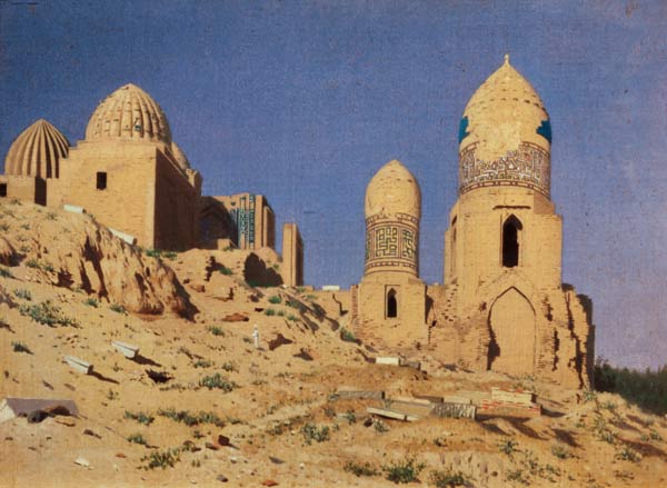 Das Shaki-Sindha-Mausoleum in Samarkand von Wassili Werestschagin