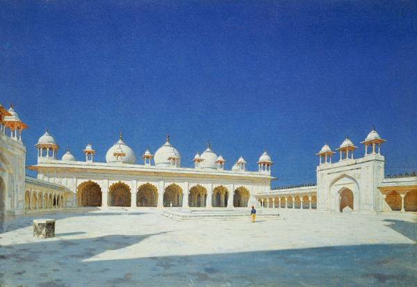Moti Masjid, Agra von Wassili Werestschagin