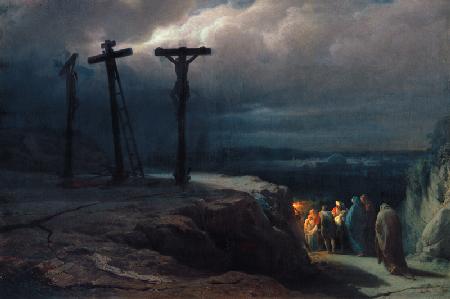 Abend über Golgotha 1869