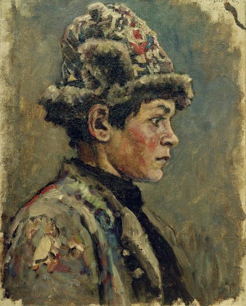 V.I.Surikov, Study of the Head of a Boy von Wassilij Iwanowitsch Surikow