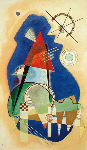 Diskretes Blau von Wassily Kandinsky