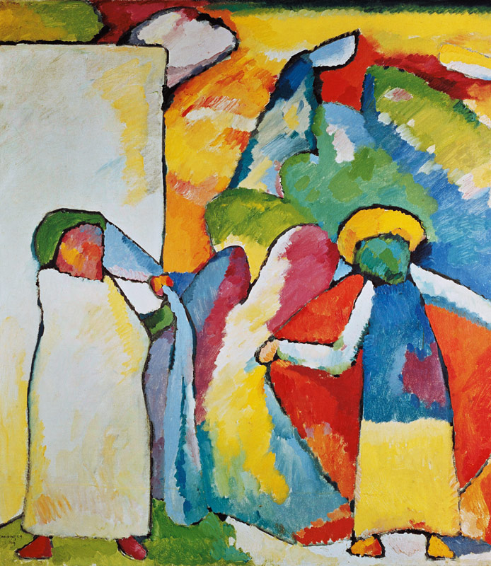 Improvisation 6 (Afrikanisches) von Wassily Kandinsky