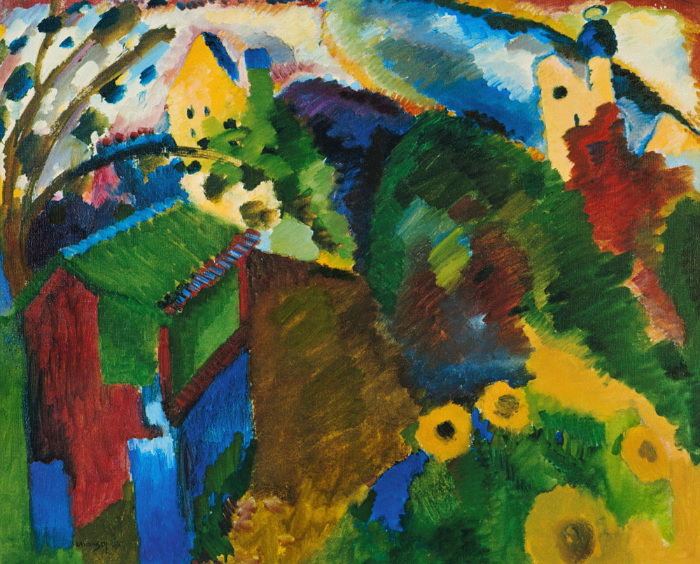 Murnau - Garten I von Wassily Kandinsky