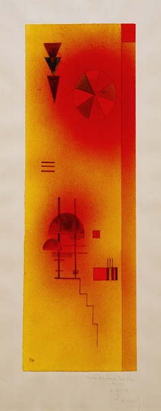 Ohne Titel (Kreis und Treppe) von Wassily Kandinsky