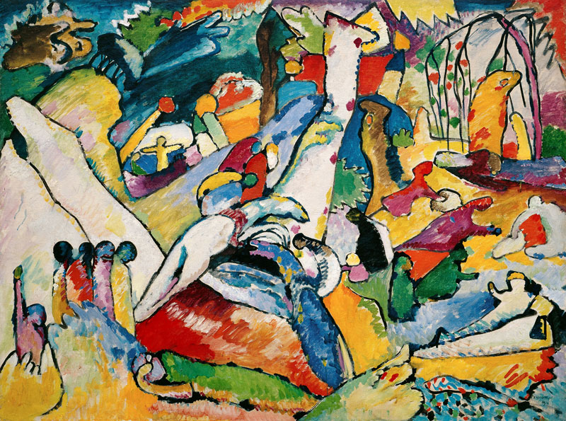 Skizze für Komposition II von Wassily Kandinsky