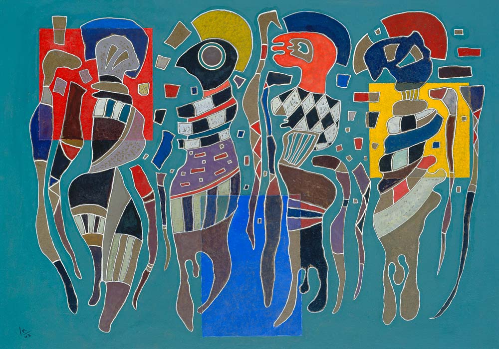 Vier Figuren von Wassily Kandinsky