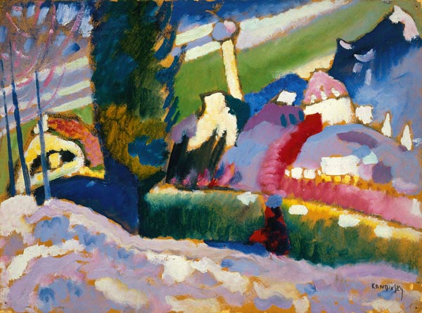Winterlandschaft mit Kirche von Wassily Kandinsky