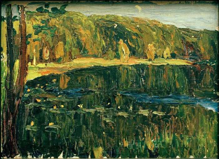 Achtyrka - Dunkler See von Wassily Kandinsky