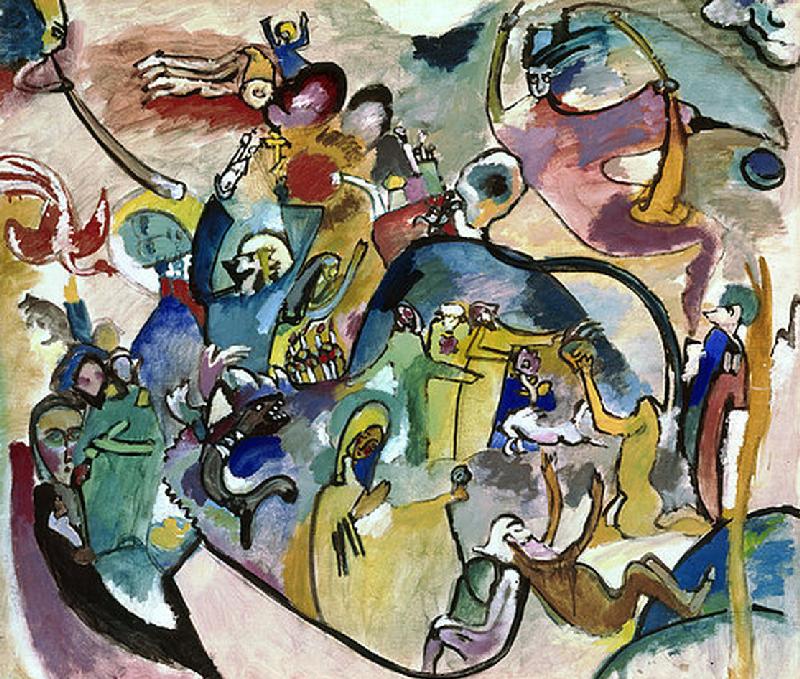 Allerheiligenbild II., von Wassily Kandinsky