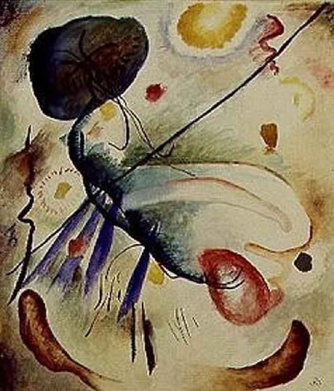 Aquarell mit Strich. von Wassily Kandinsky