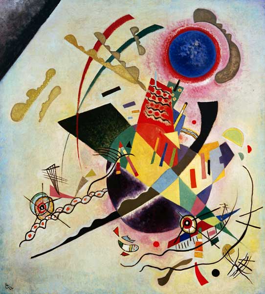 Blauer Kreis  Wassily Kandinsky  als Kunstdruck oder 