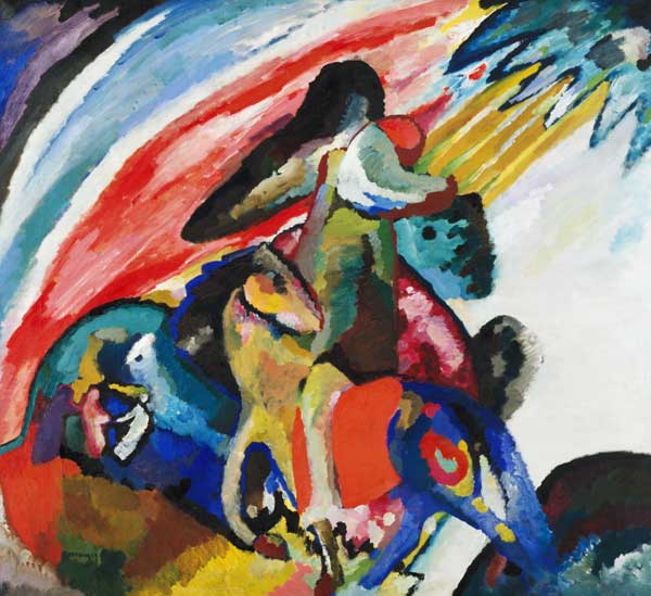 Der Reiter von Wassily Kandinsky