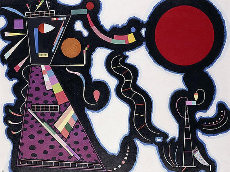 Der Rote Kreis von Wassily Kandinsky
