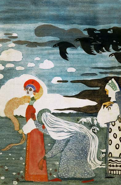 Märchen: Die Raben. Die Raben von Wassily Kandinsky