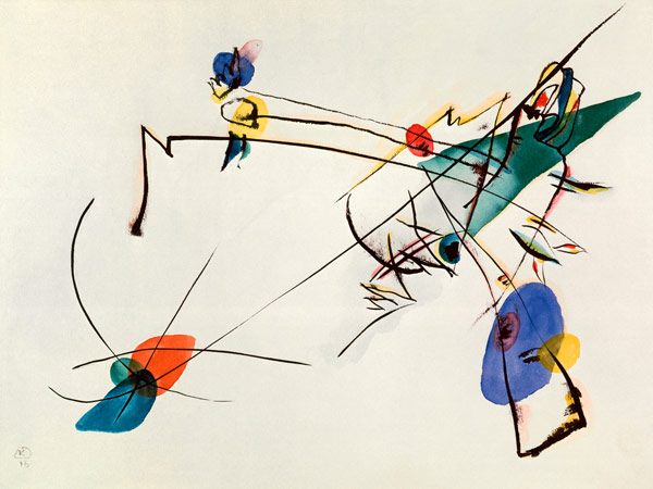Einfach Aquarell von Wassily Kandinsky
