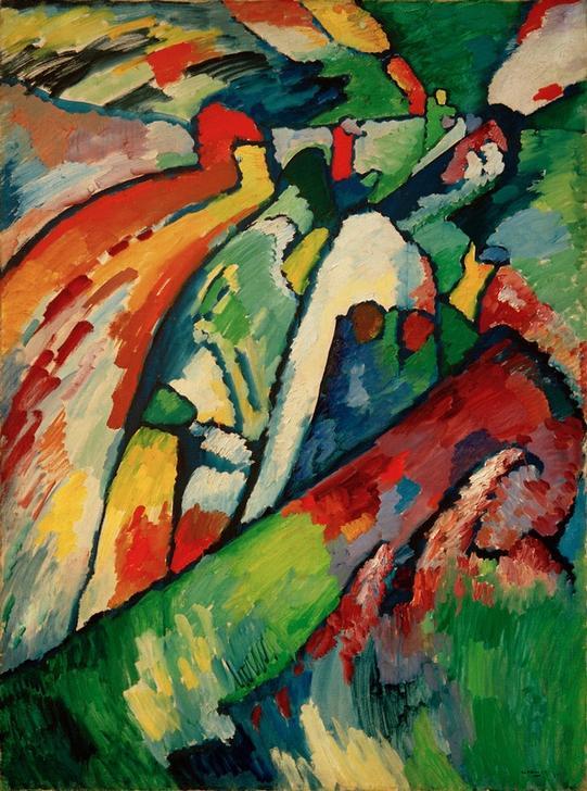 Improvisation 7 (Sturm) von Wassily Kandinsky