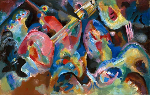 Improvisation Sintflut von Wassily Kandinsky