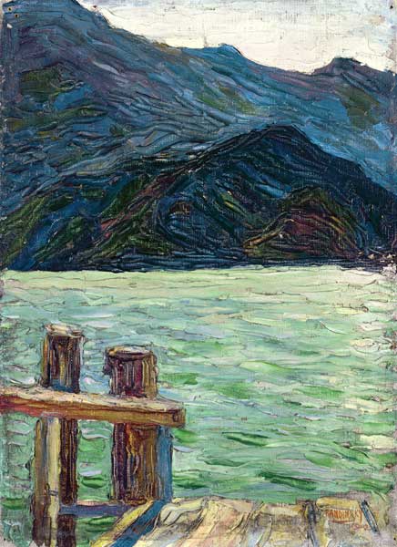 Kochelsee over the bay von Wassily Kandinsky
