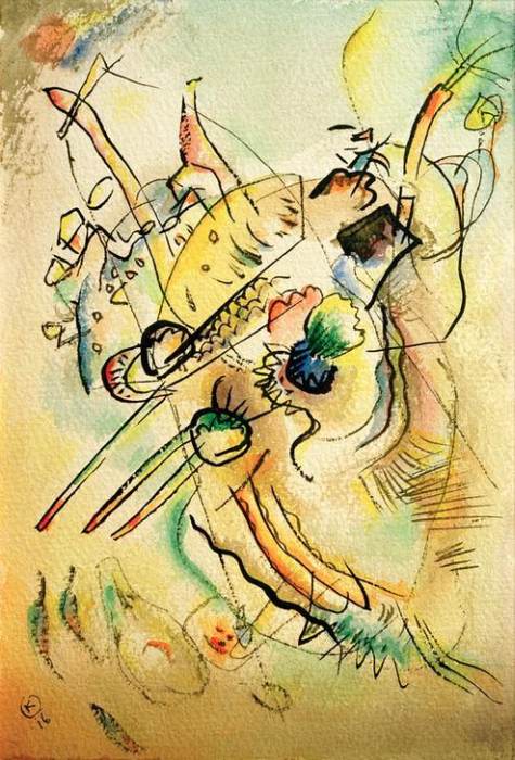Komposition D von Wassily Kandinsky