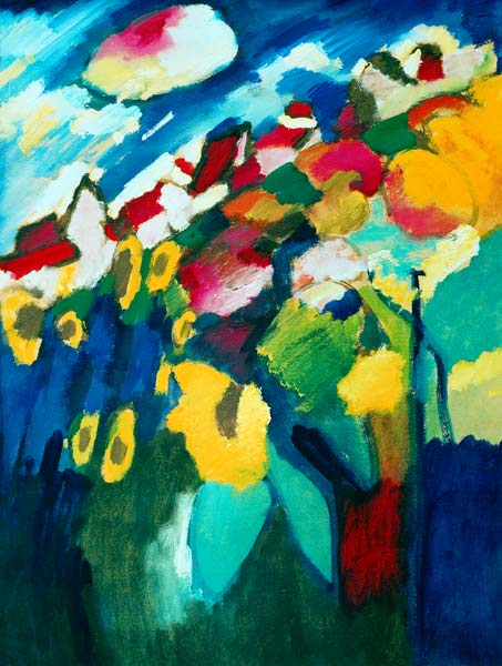 Murnau - Garten II von Wassily Kandinsky
