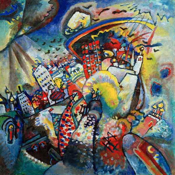 Red Square in Moscow von Wassily Kandinsky