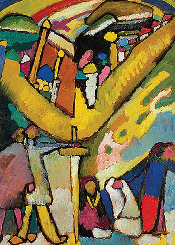 Studie für Improvisation 8 von Wassily Kandinsky