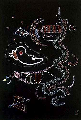 The Entourage von Wassily Kandinsky