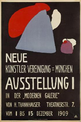 Plakat Neue Künstlervereinigung München 1909