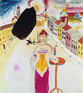 Woman in Moscow 1912