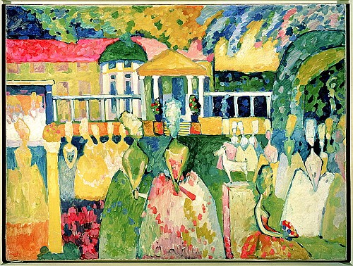 Women in Crinolines von Wassily Kandinsky