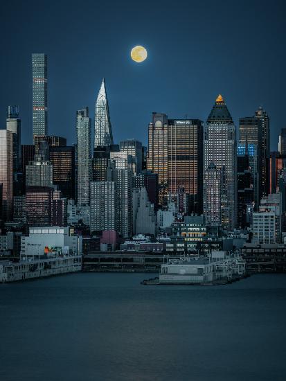 Mondeleganz über Manhattan